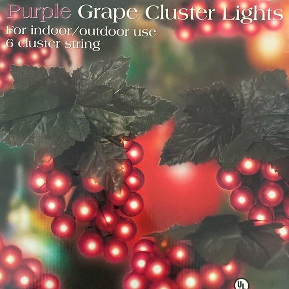 Grape string lights - Picture 1 of 2
